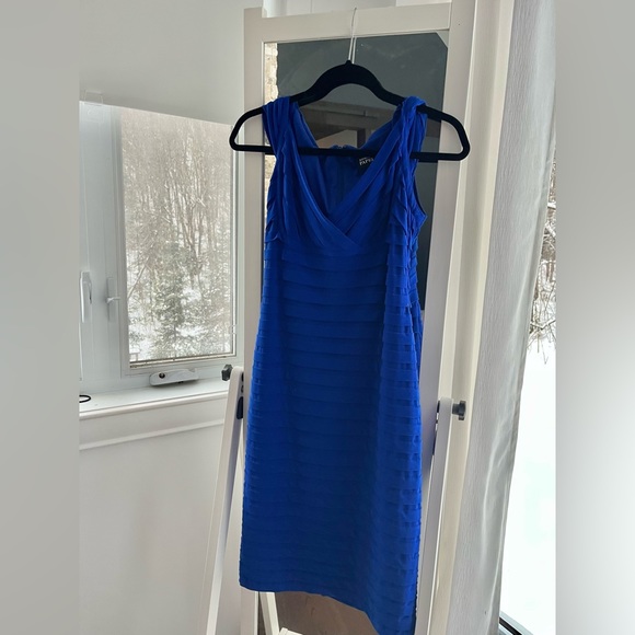 Blue Adrianna Papell Dress! - Picture 2 of 4